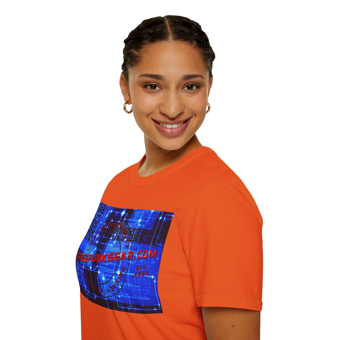 Cypherpunkgear.com logo Light colors Unisex T-Shirt by cypherpunkgear.com