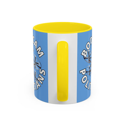Bodycam the Politicians Drone Light Blue Accent Mug by cypherpunkgear.com
