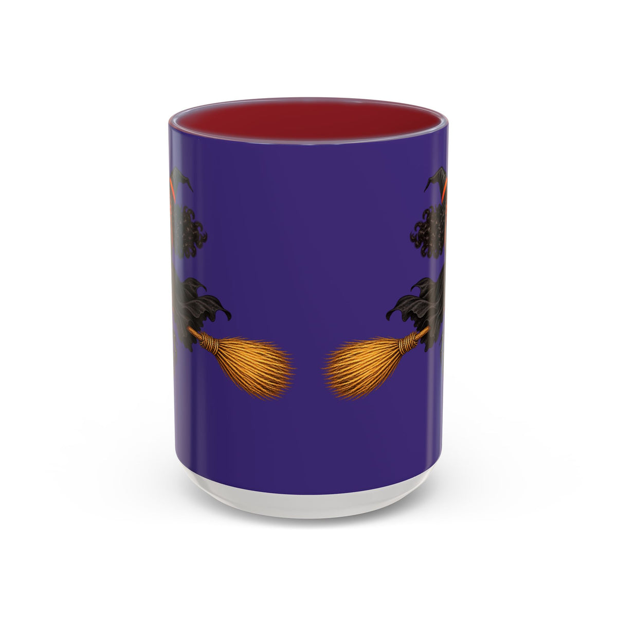 Velvet Vex Purple Accent Mug by CreepyCrafts.boo