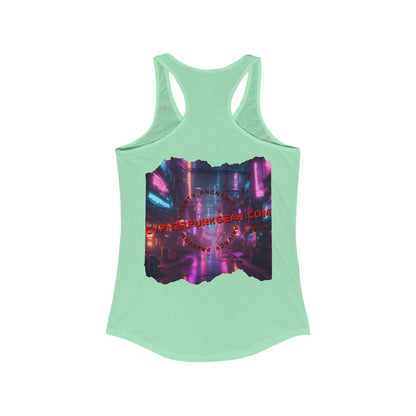 2-sided, cypherpunkgear.com Logo Women's Racerback Tank Top by cypherpunkgear.com