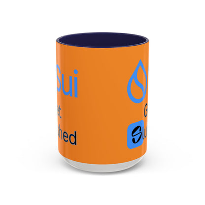 Sui: Get Slushed Orange Accent Mug by cypherpunkgear.com