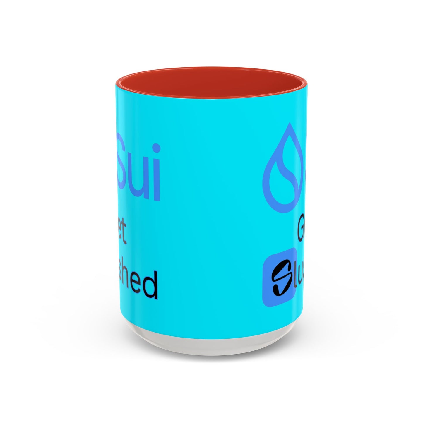 Sui: Get Slushed Light Blue Accent Mug by cypherpunkgear.com