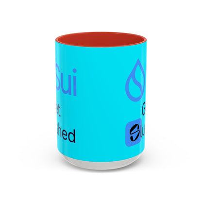 Sui: Get Slushed Light Blue Accent Mug by cypherpunkgear.com