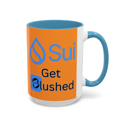 Sui: Get Slushed Orange Accent Mug by cypherpunkgear.com