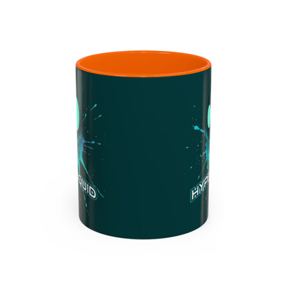 HYPE Drip Dark Hyperliquid Accent Mug by cypherpunkgear.com
