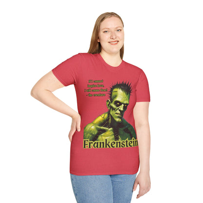 Frankenstein's Creature Light colors Unisex T-Shirt by CreepyCrafts.boo