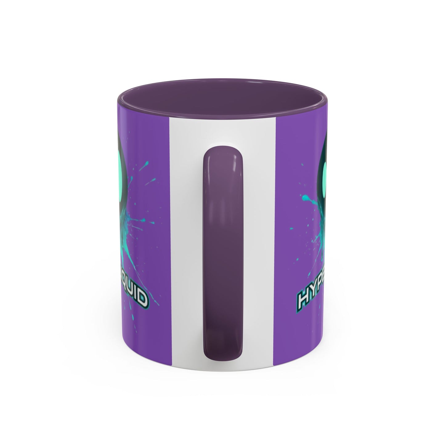 HYPE Drip Light Purple Accent Mug by cypherpunkgear.com