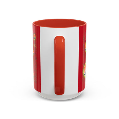 Monero (XMR) don't assume your freedoms are assured Red Accent Mug by cypherpunkgear.com
