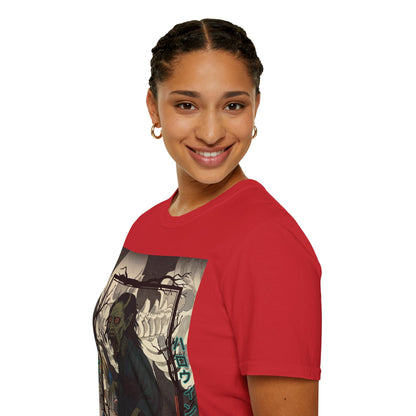 Yōkai Happy Halloween Light colors Unisex T-Shirt by CreepyCrafts.boo