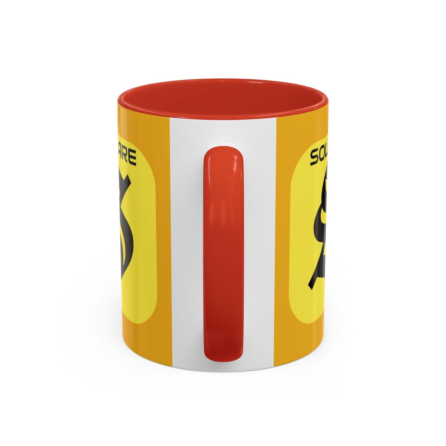 SolflareLogo Yellow Accent Mug by cypherpunkgear.com