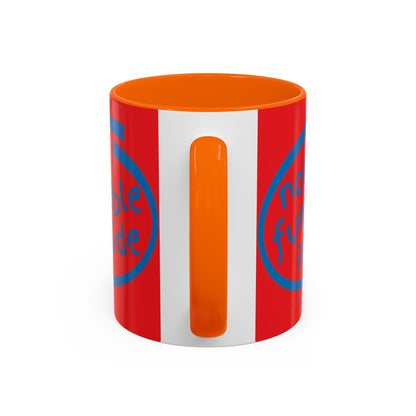 Non-Fungible Inside Red Accent Mug by cypherpunkgear.com