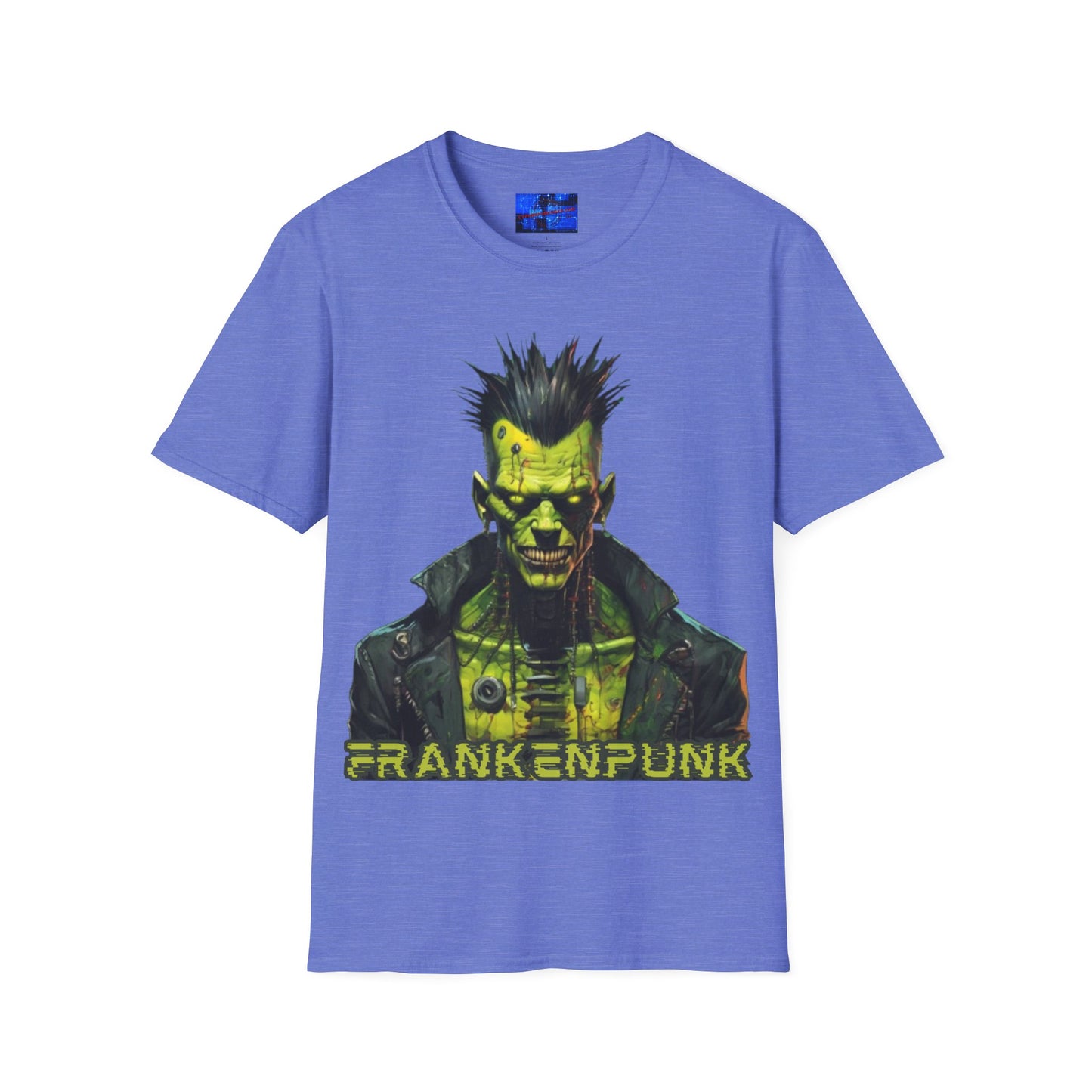 Frankenpunk w/logo Unisex T-Shirt by cypherpunkgear