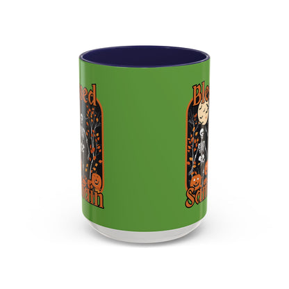 Spooktacular Skeletons of Samhain Accent Mug by CreepyCrafts.boo