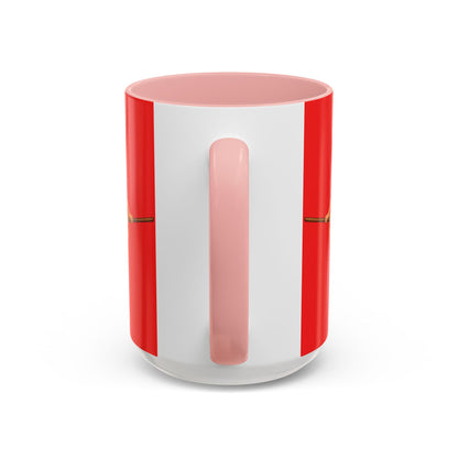 Hazel Hex Red Accent Mug by CreepyCrafts.boo