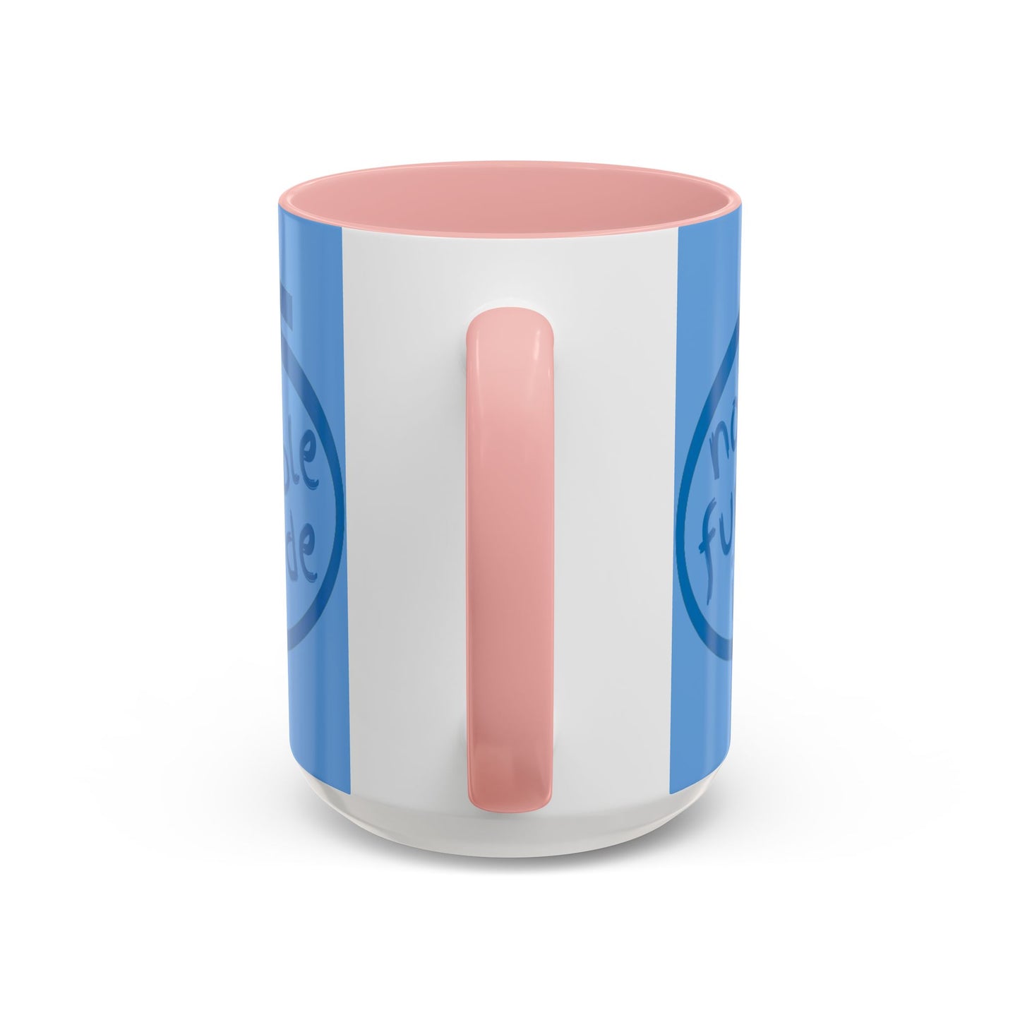 Non-Fungible Inside Light Blue Accent Mug by cypherpunkgear.com
