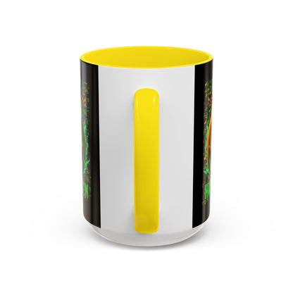 Happy Halloween Green Jack Black Accent Mug by CreepyCrafts.boo