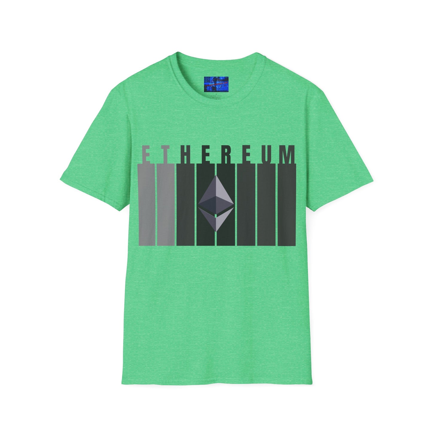 Ethereum (ETH) DKcolors Unisex T-Shirt by cypherpunkgear.com