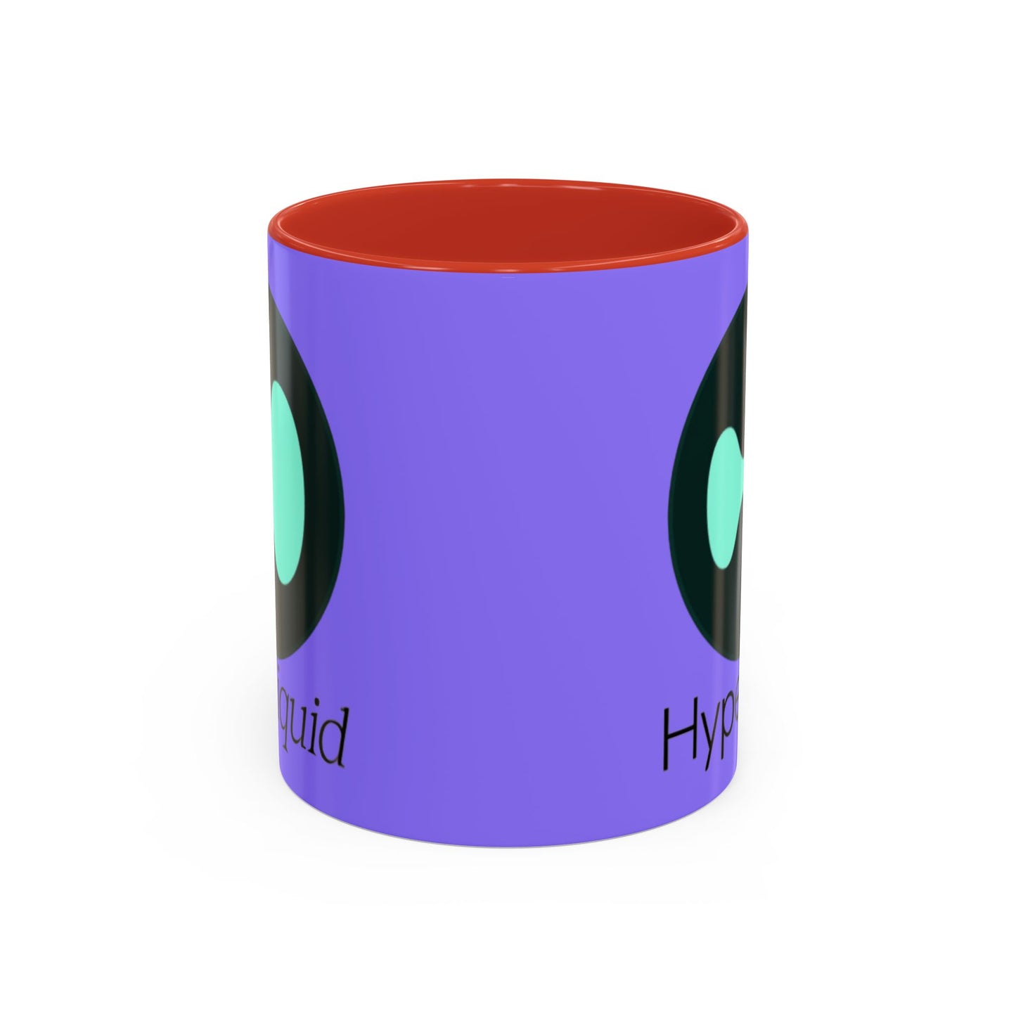 Hyperliquid Black font Light Purple Accent Mug by cypherpunkgear.com
