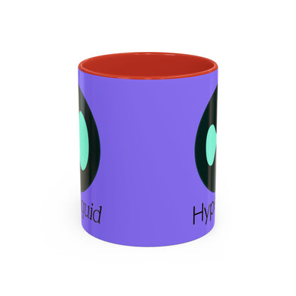 Hyperliquid Black font Light Purple Accent Mug by cypherpunkgear.com