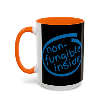 Non-Fungible Inside Black Accent Mug by cypherpunkgear.com