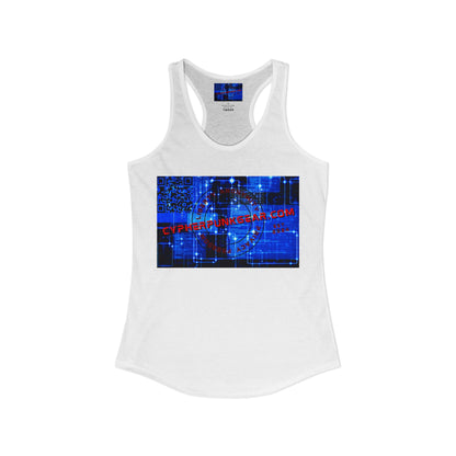 Cypherpunkgear.com logo Women's Racerback Tank Top by cypherpunkgear.com