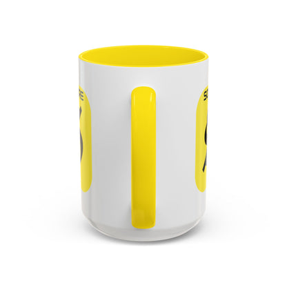 SolflareLogo White Accent Mug by cypherpunkgear.com