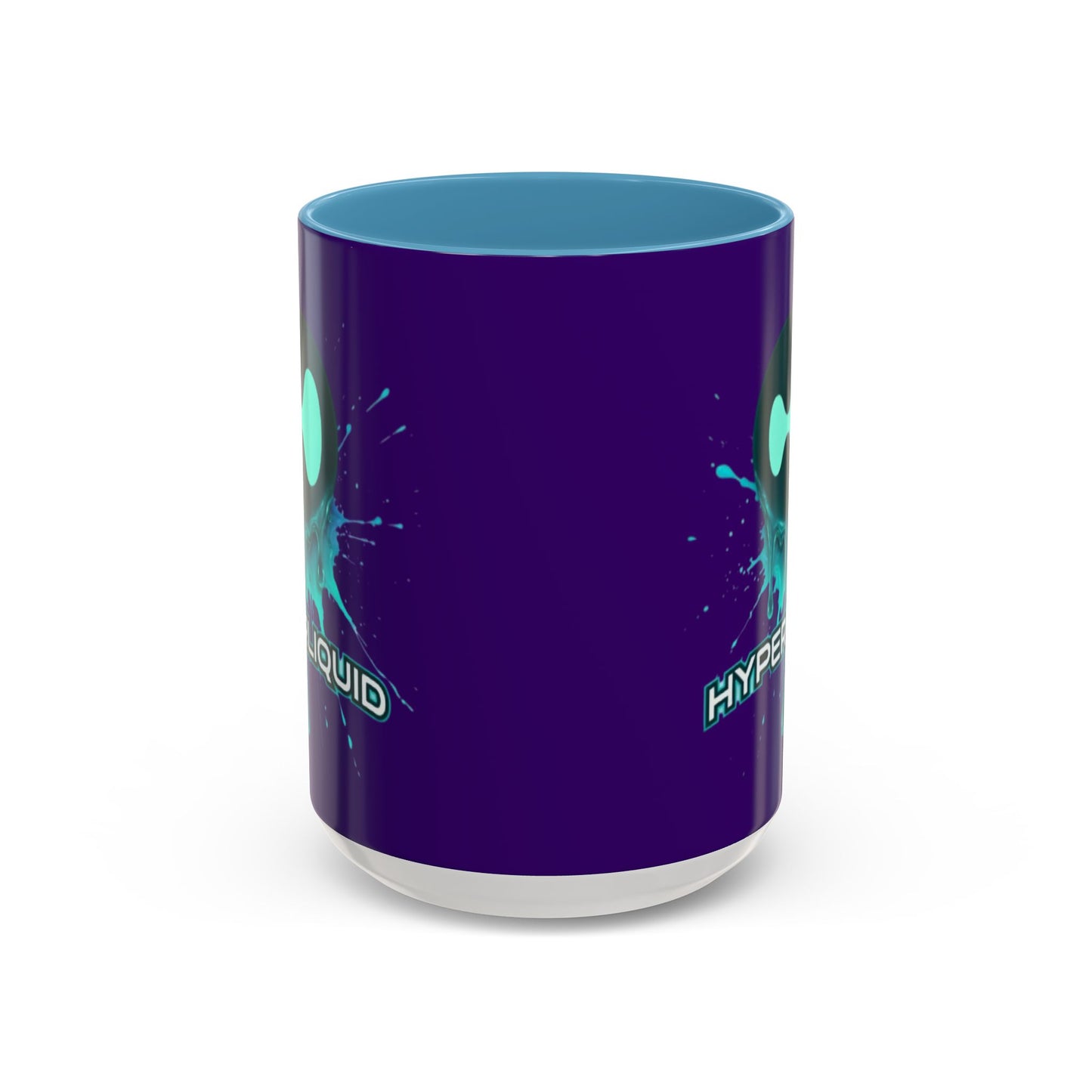 HYPE Drip Dark Purple Accent Mug by cypherpunkgear.com