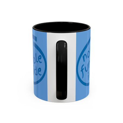 Non-Fungible Inside Light Blue Accent Mug by cypherpunkgear.com