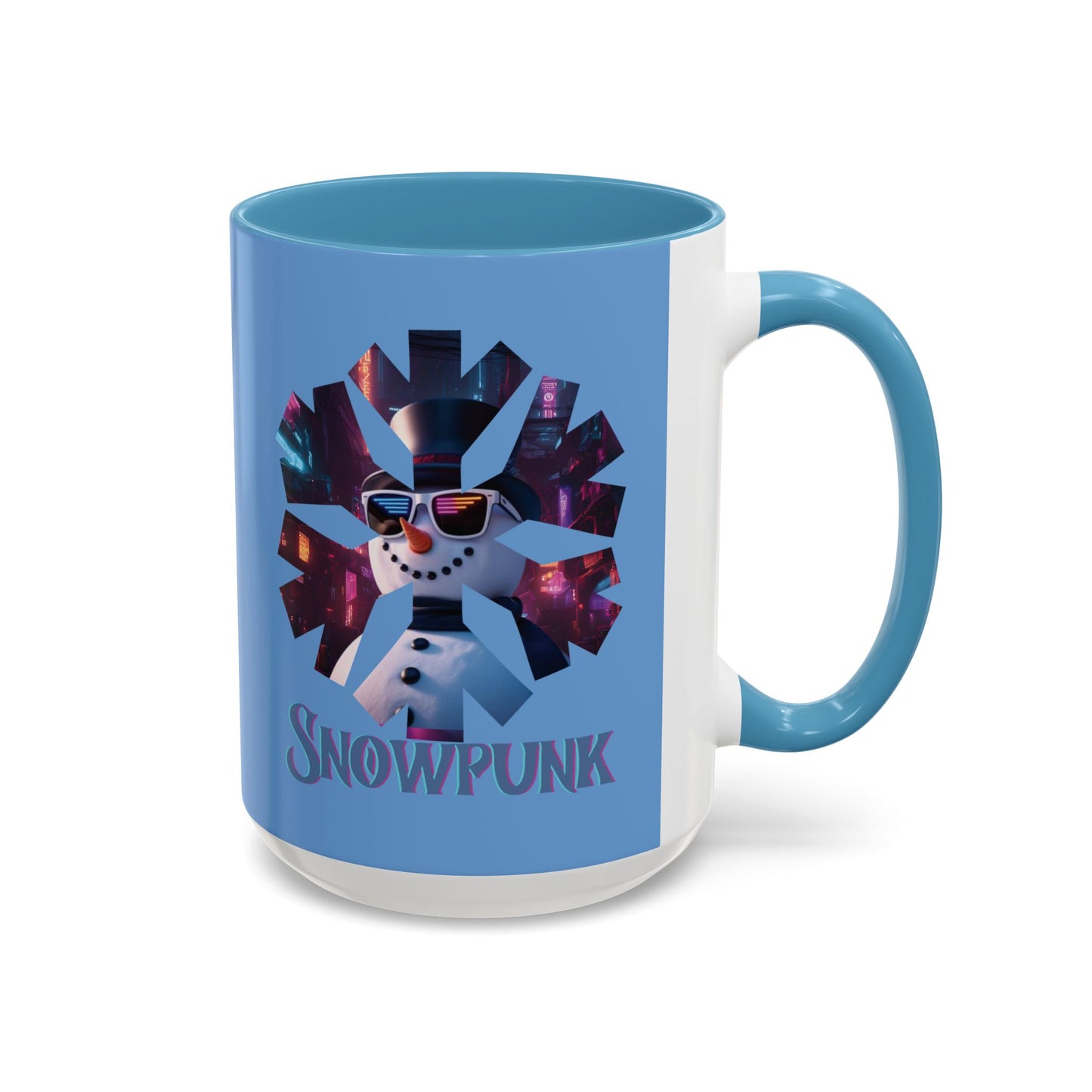 Snowpunk Accent Mug by cypherpunkgear