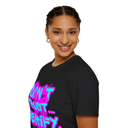 Don't Trust...Verify. Dark colors Unisex T-Shirt by cypherpunkgear.com