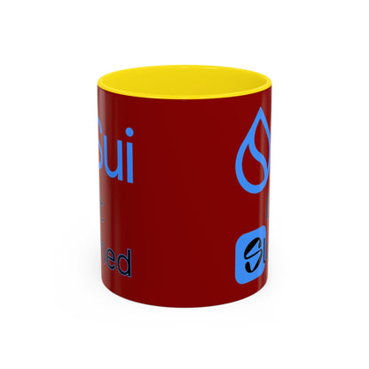 Sui: Get Slushed Red Accent Mug by cypherpunkgear.com