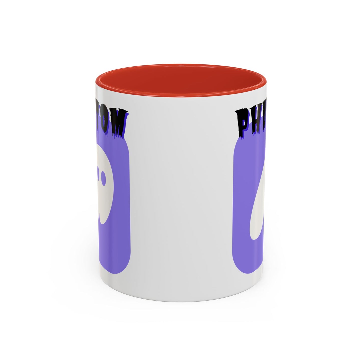 Phantom Hot Wallet White Accent Mug by cypherpunkgear.com