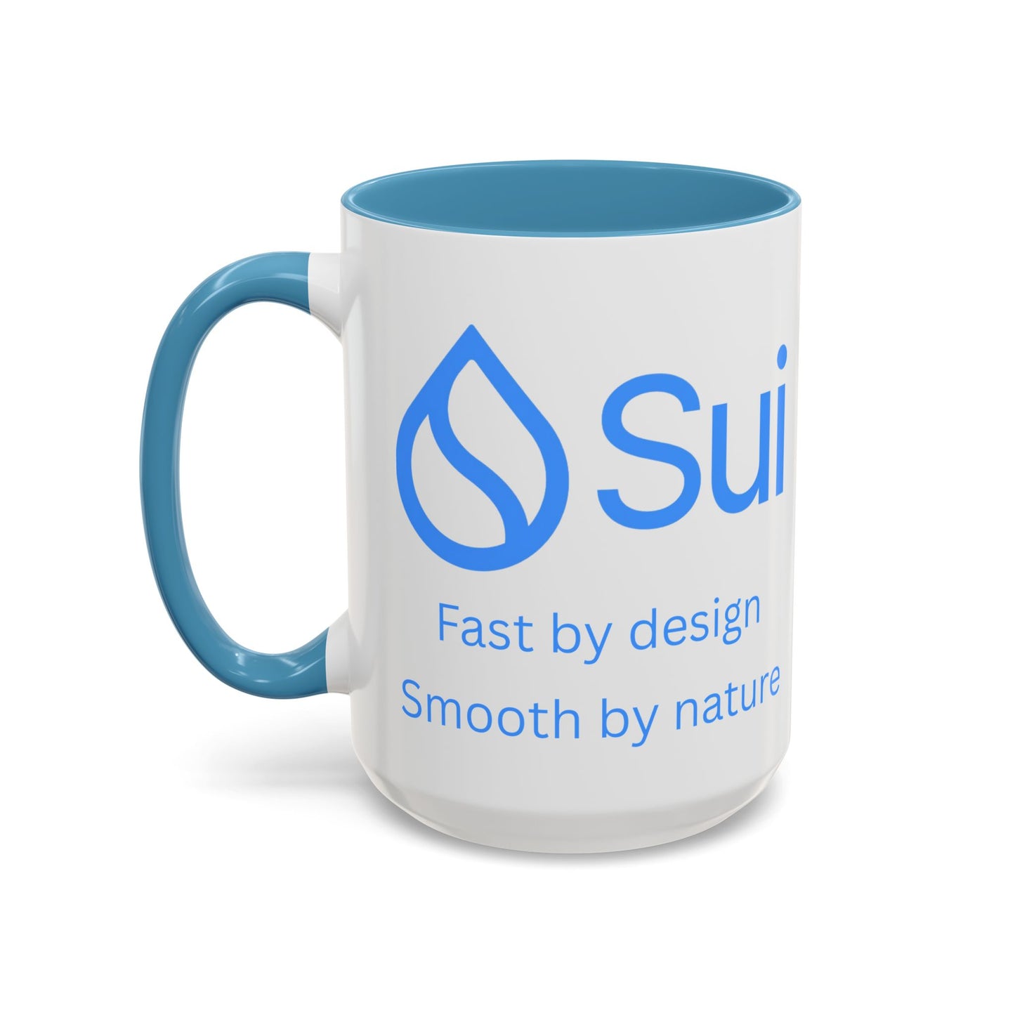 SUI White Accent Mug by cypherpunkgear.com