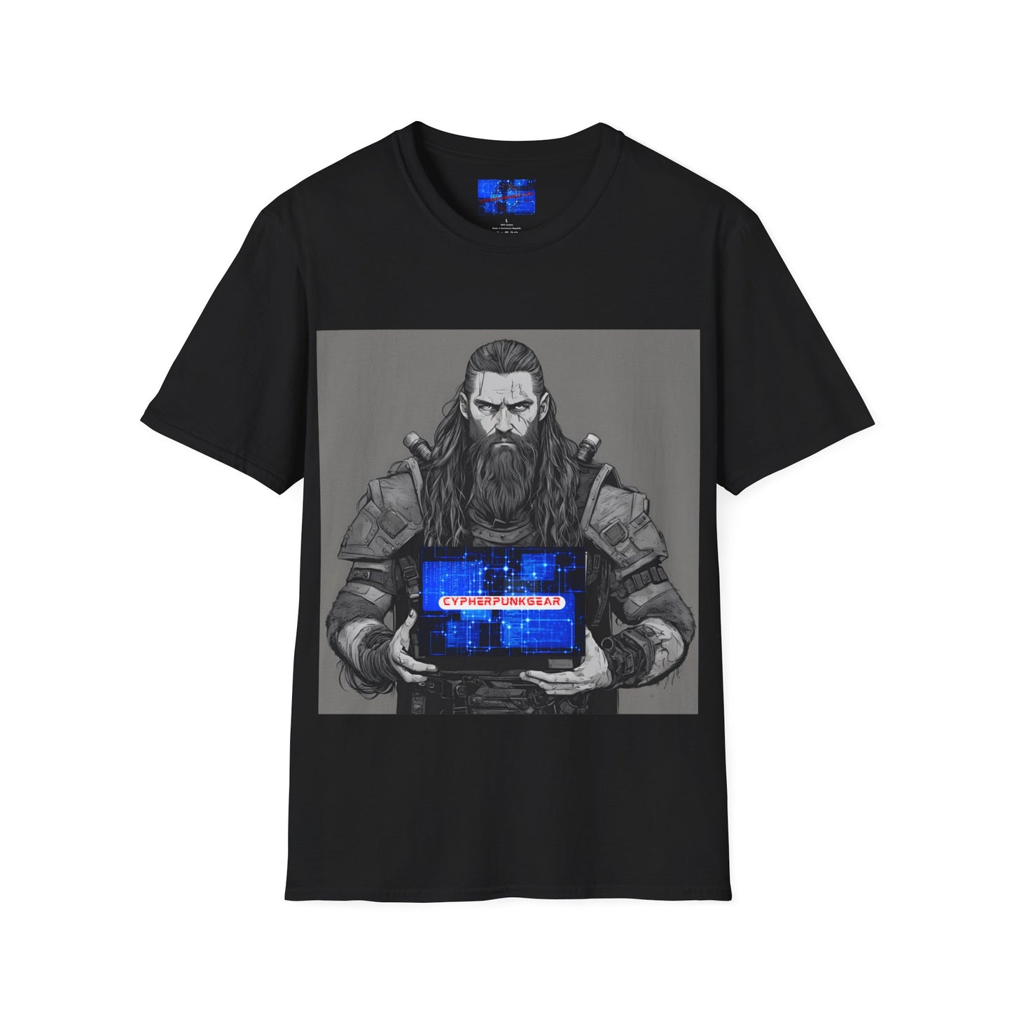 Street Samurai Cyberpunk Unisex T-Shirt by cypherpunkgear