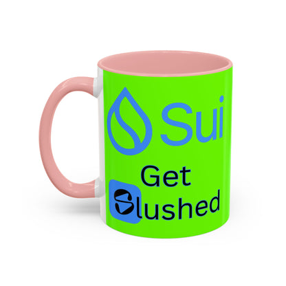 Sui: Get Slushed Green Accent Mug by cypherpunkgear.com