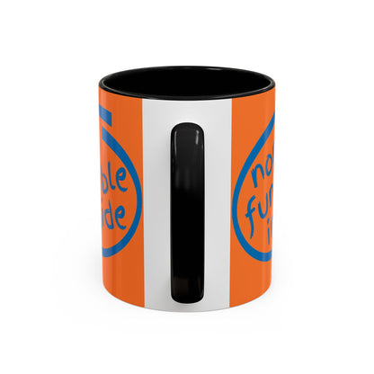 Non-Fungible Inside Orange Accent Mug by cypherpunkgear.com
