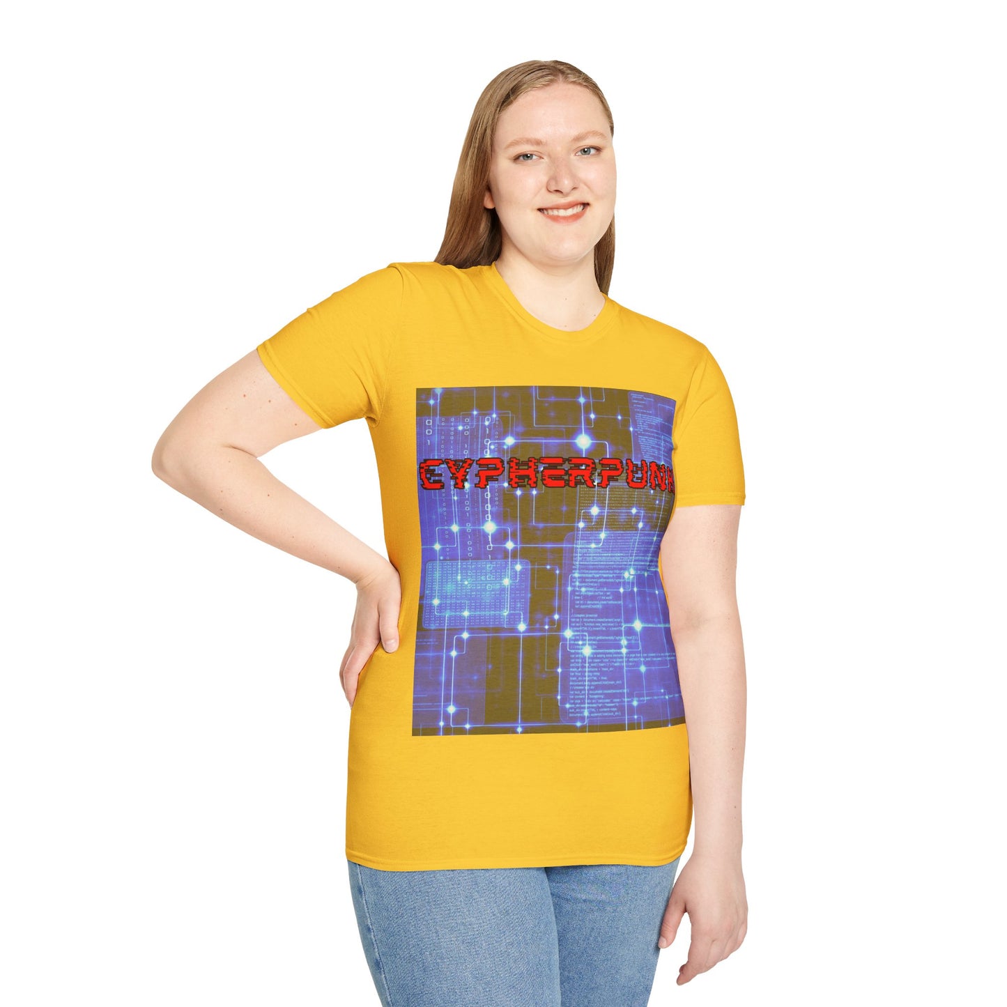 Cypherpunk Light colors Unisex T-Shirt by cypherpunkgear.com