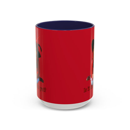 Is it Samhain yet? Red Accent Mug by CreepyCrafts.boo