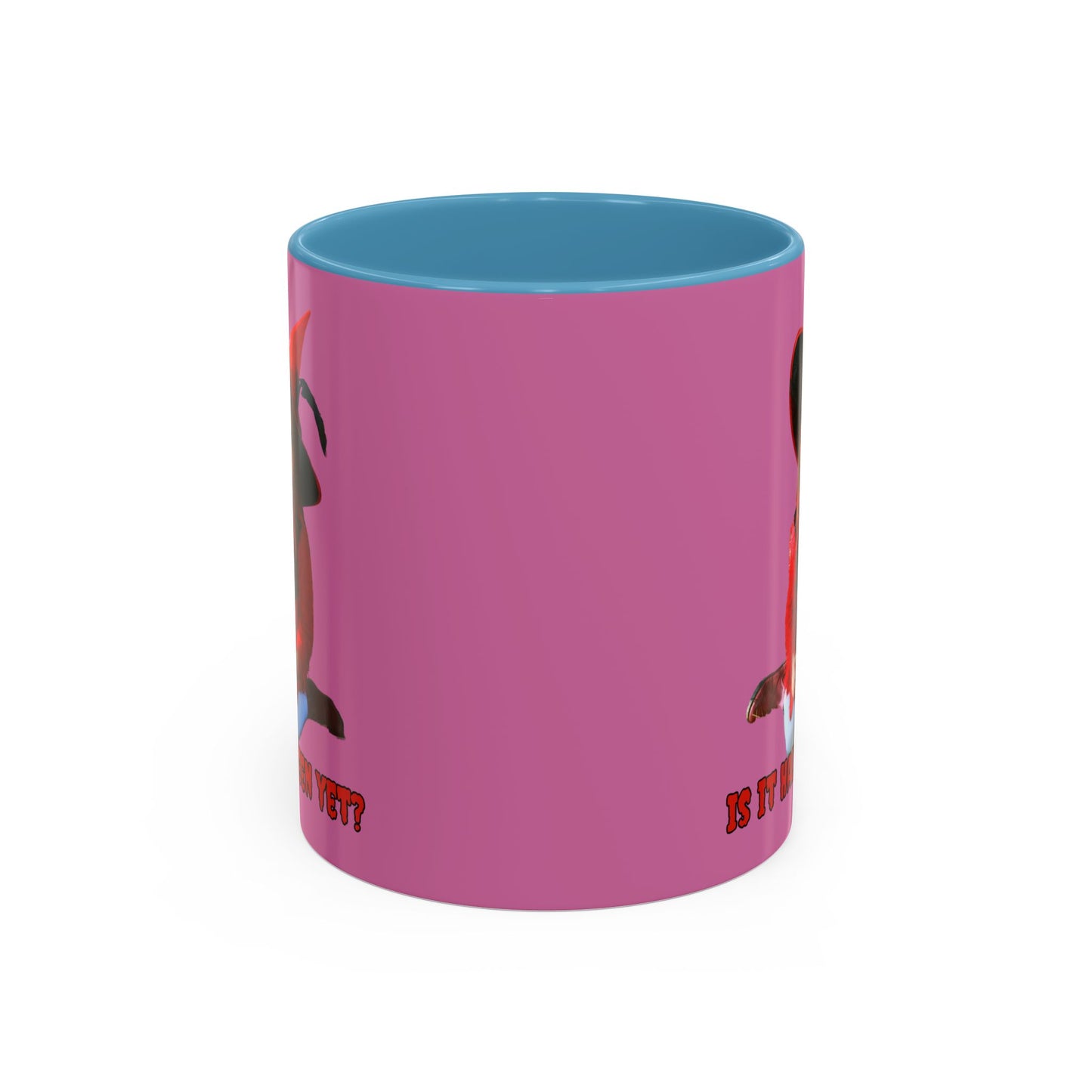 Is it Halloween yet? Pink Accent Mug by CreepyCrafts.boo