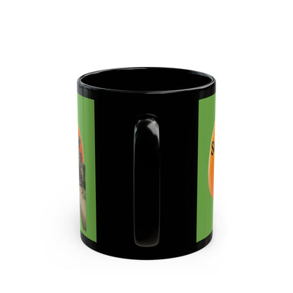 Is It Samhain Yet? Skeleton's Giant Pumpkin Green Mug by CreepyCrafts.boo