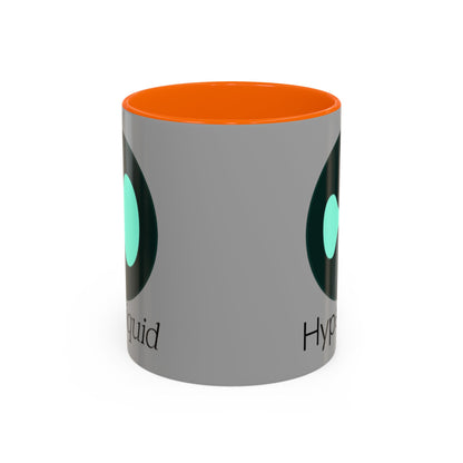 Hyperliquid Black font Grey Accent Mug by cypherpunkgear.com