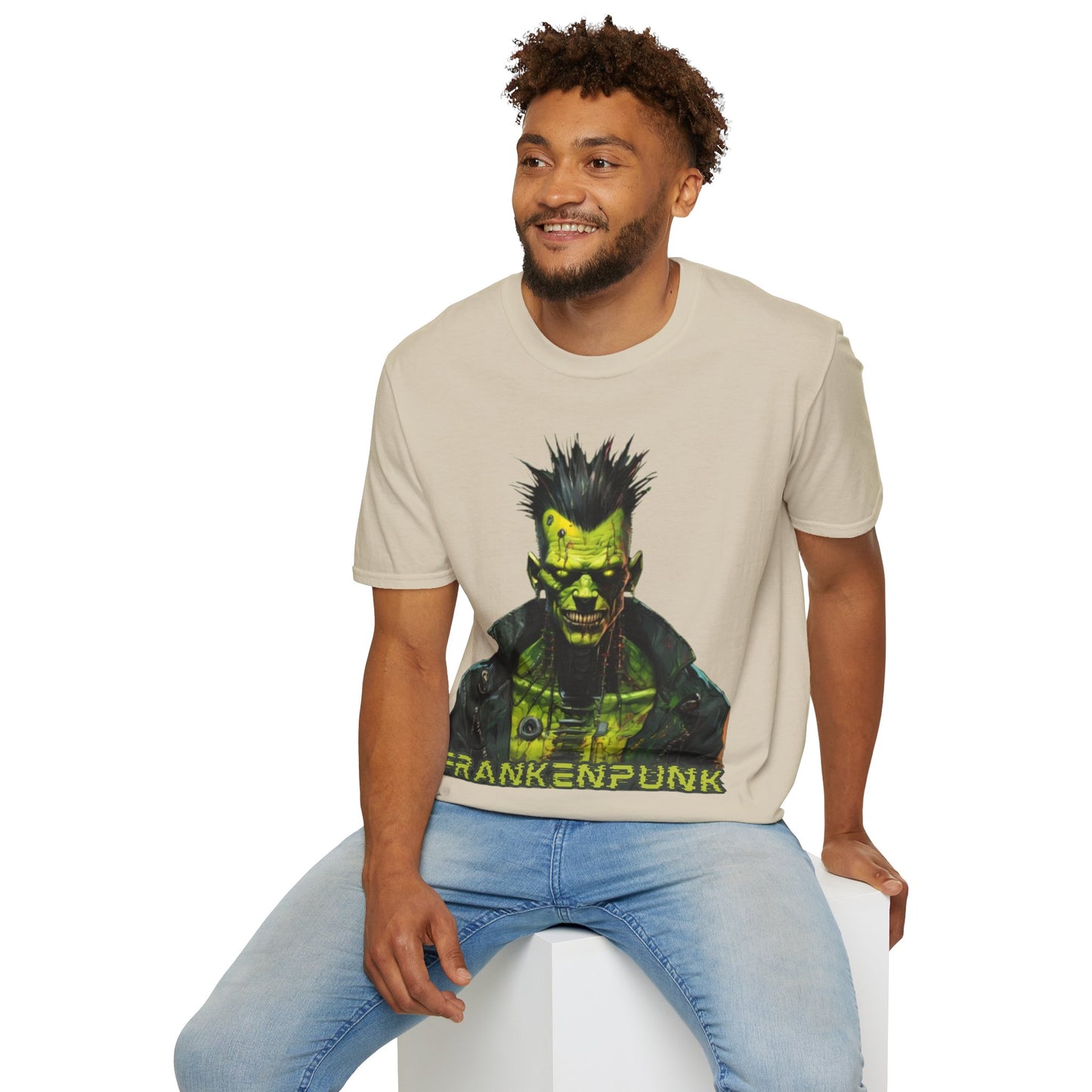 Frankenpunk Light colors Unisex T-Shirt by CreepyCrafts.boo