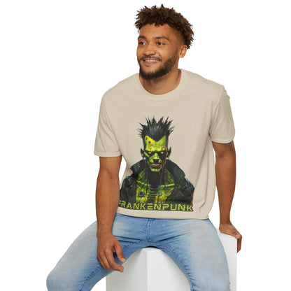 Frankenpunk Light colors Unisex T-Shirt by CreepyCrafts.boo
