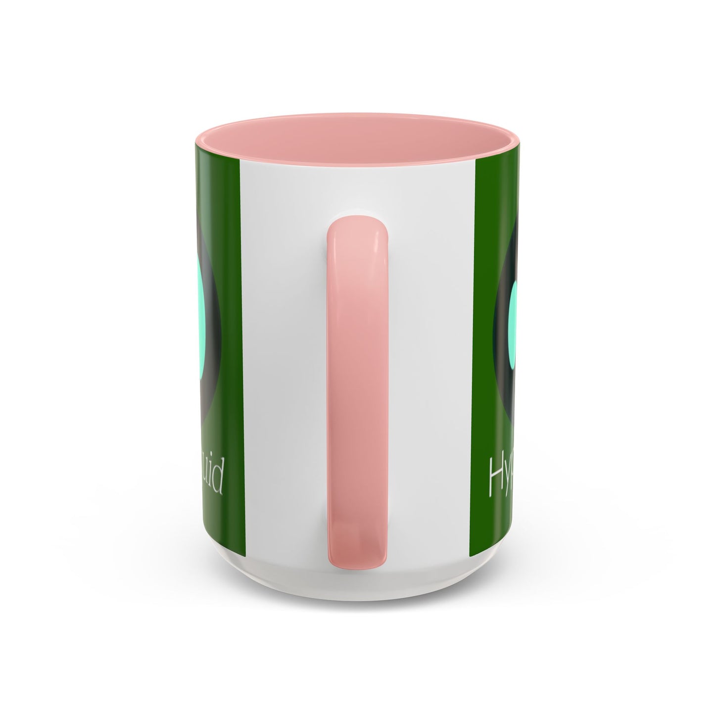 Hyperliquid White font Green Accent Mug by cypherpunkgear.com