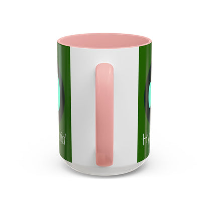 Hyperliquid White font Green Accent Mug by cypherpunkgear.com