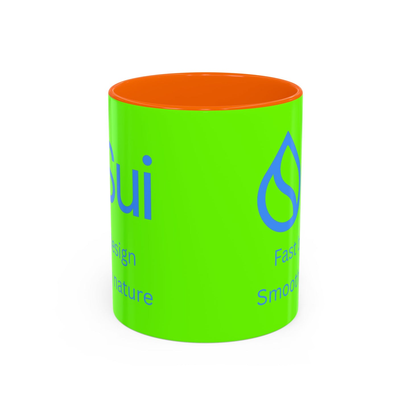 SUI Green Accent Mug by cypherpunkgear.com