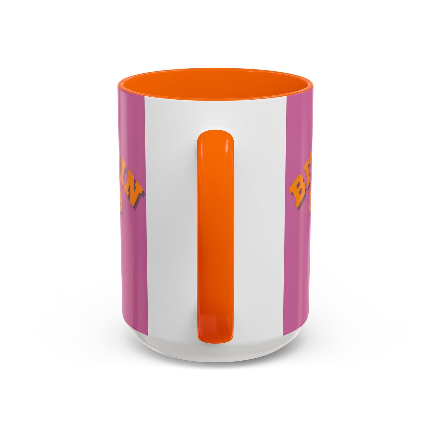 Bitcoin 2009 Pink Accent Mug by cypherpunkgear.com