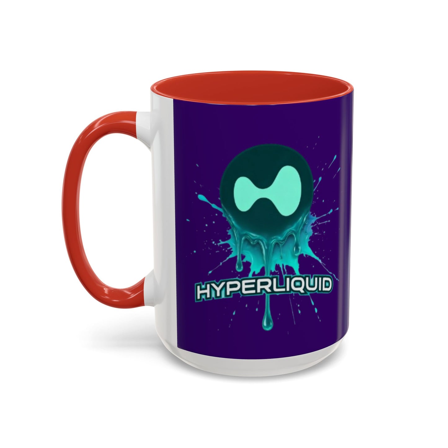 HYPE Drip Dark Purple Accent Mug by cypherpunkgear.com