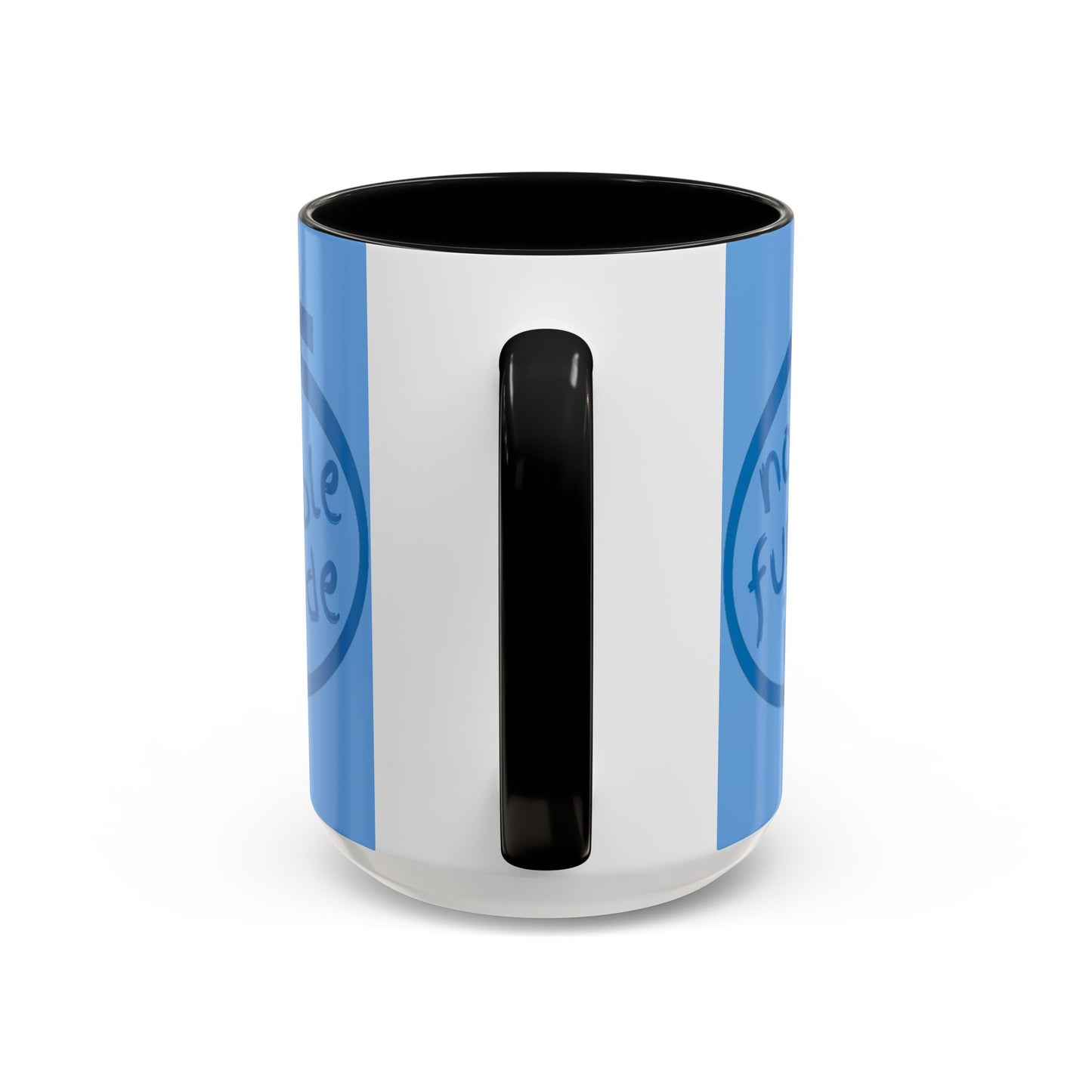 Non-Fungible Inside Light Blue Accent Mug by cypherpunkgear.com