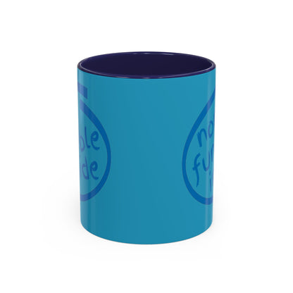 Non-Fungible Inside Turquoise Accent Mug by cypherpunkgear.com